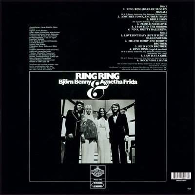 ABBA -  Björn Benny & Agnetha Frida ‎– Ring Ring (Vinyl)