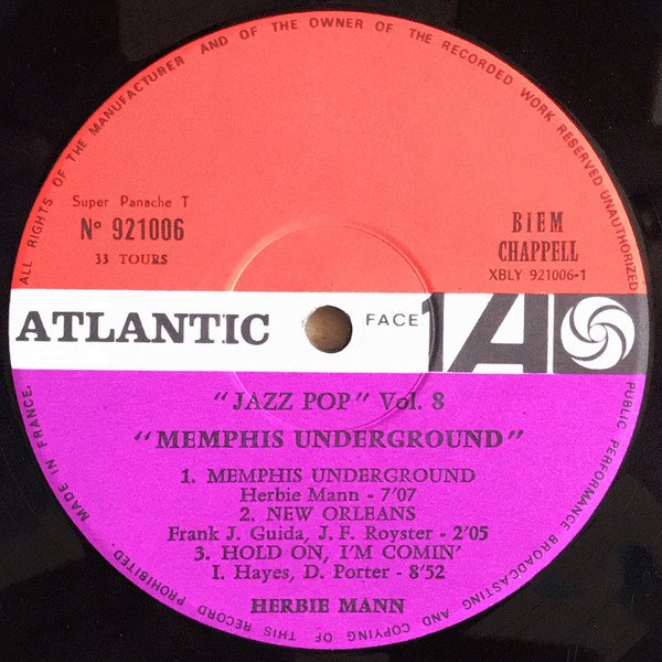 Herbie Mann - Memphis Underground (Vinyl)