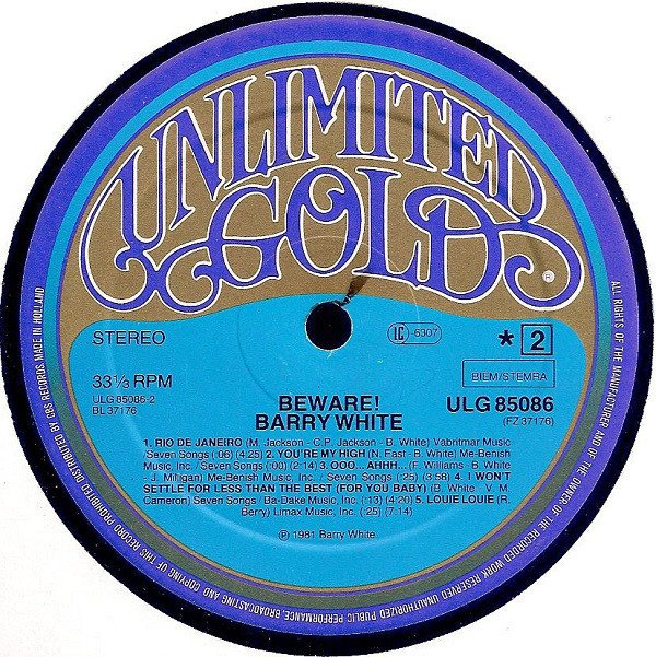 Barry White - Beware! (Vinyl)