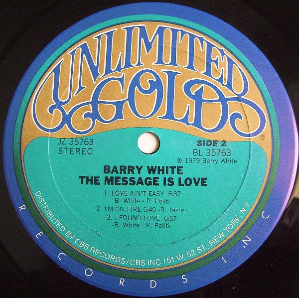 Barry White - The Message Is Love (Vinyl)
