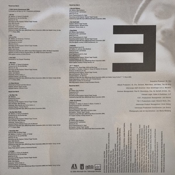 Eminem - The Marshall Mathers LP (Vinyl)
