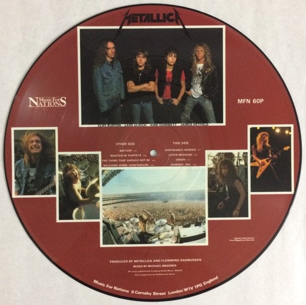Metallica - Master Of Puppets (Vinyl, Picture Disc)