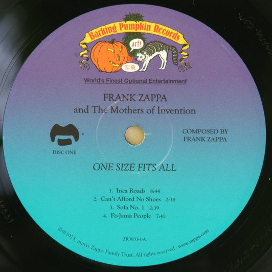 Frank Zappa - And The Mothers Of Invention - One Size Fits All (Vinyl)