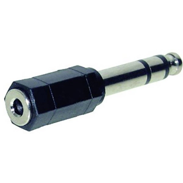 Adapter Klinkenstecker - Klinkenstecker 6.35 mm - Klinkenbuchse 3.5 mm (Hifi Zubehör)