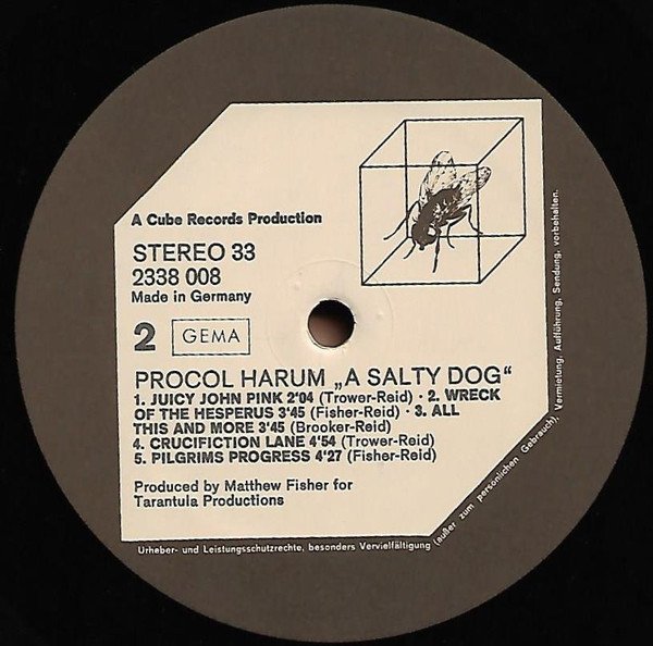 Procol Harum - A Whiter Shade Of Pale  A Salty Dog (Vinyl)