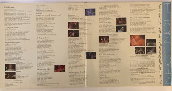 Elton John - Live In Australia (With The Melbourne Symphony Orchestra) (Vinyl)