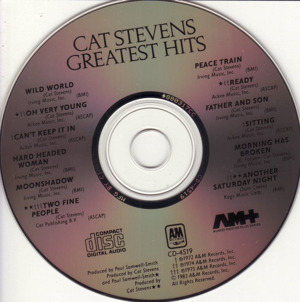 Cat Stevens – Greatest Hits (CD)