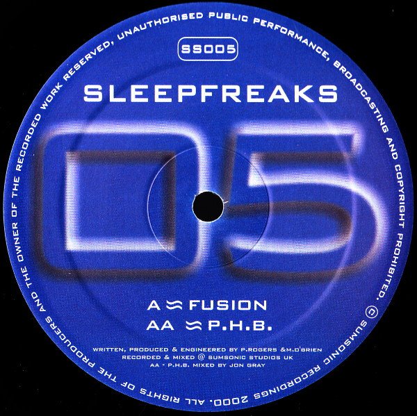 Sleepfreaks - Fusion  P.H.B. (Vinyl)