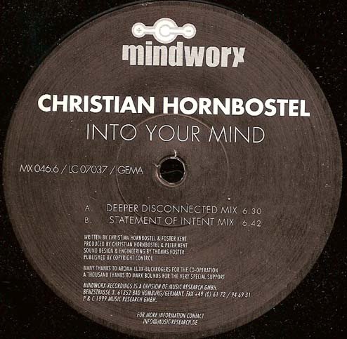 Christian Hornbostel - Into Your Mind (Vinyl)