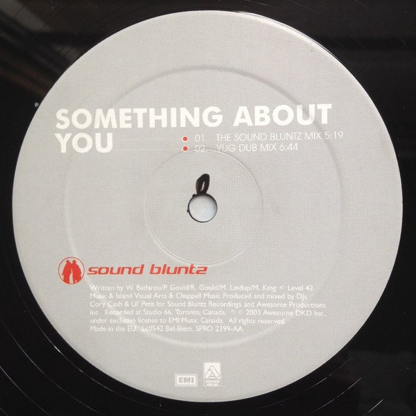 Sound Bluntz - Something About You (Vinyl)