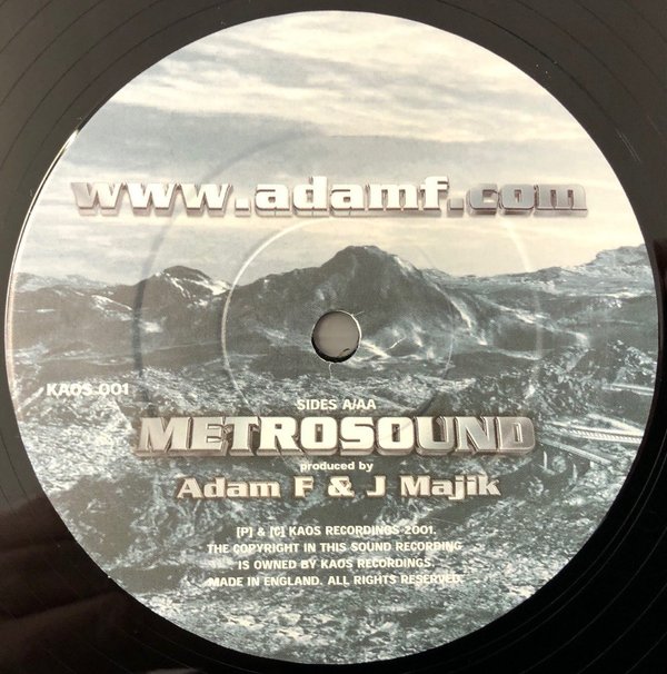 Adam F & J Majik ‎- Metrosound (Vinyl)
