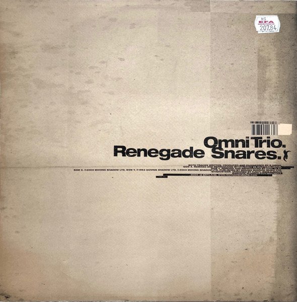 Omni Trio - Renegade Snares (Aquasky Vs Masterblaster Remix + Foul Play Remix) (Vinyl)
