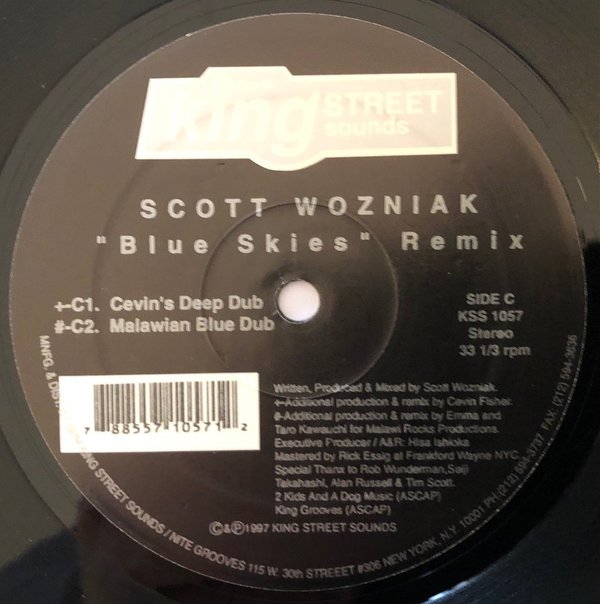 Scott Wozniak - Blue Skies (Remix) (Vinyl)