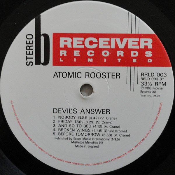 Atomic Rooster - Devil's Answer (Vinyl)