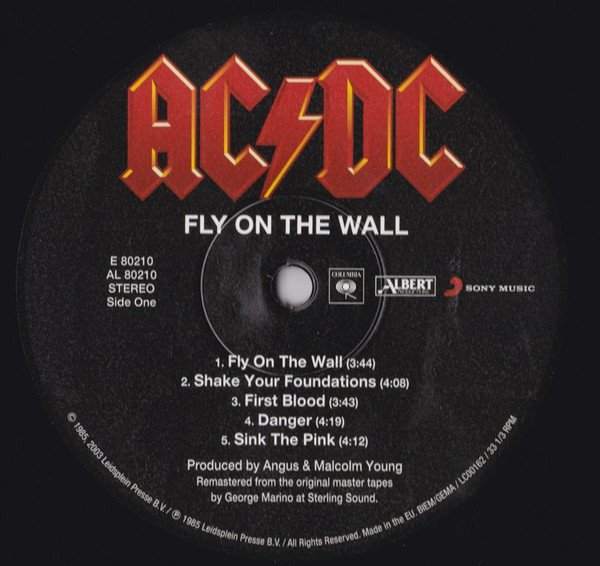 AC/DC - Fly On The Wall (Vinyl)