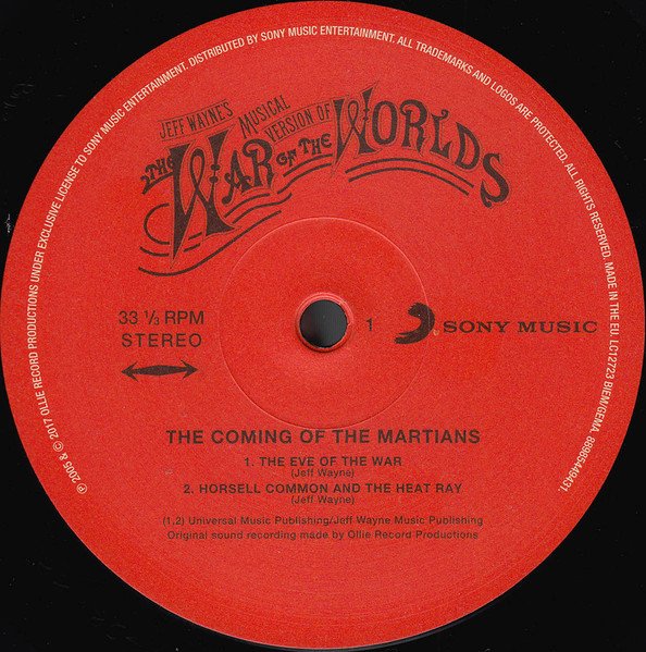 Jeff Wayne - Jeff Wayne's Musical Version Of The War Of The Worlds (Vinyl)