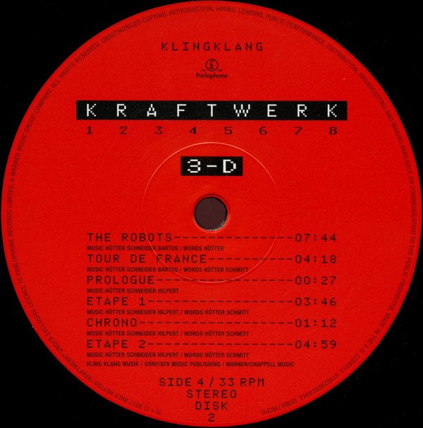 Kraftwerk - 3-D (1 2 3 4 5 6 7 8) (Vinyl, DLC)