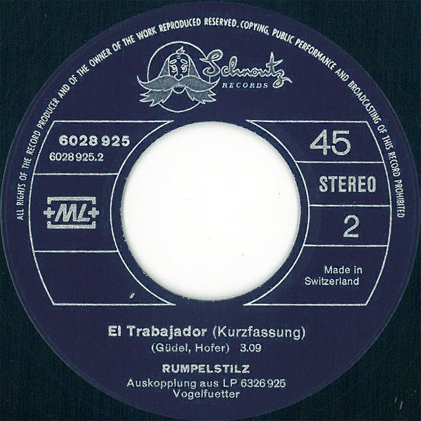Rumpelstilz ‎– Muschle / El Trabajador (Vinyl Single)