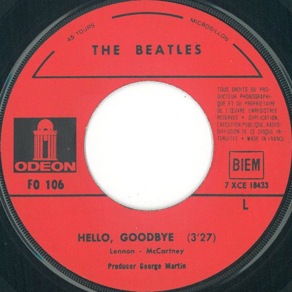 Beatles - Hello, Goodbye (Vinyl Single)