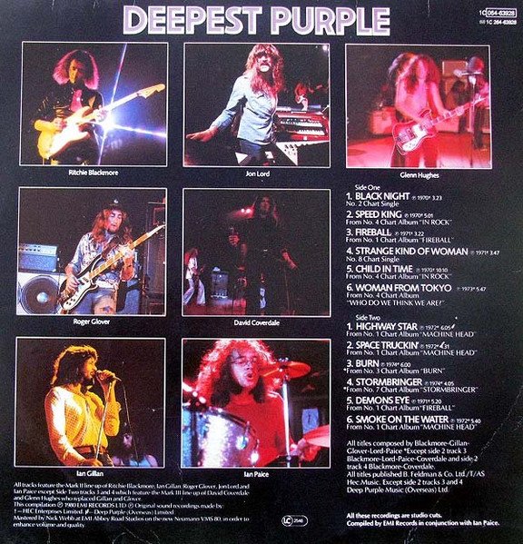 Deep Purple - Deepest Purple  The Very Best Of Deep Purple (Vinyl)