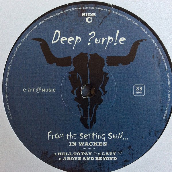 Deep Purple - From The Setting Sun... (In Wacken) (Vinyl)