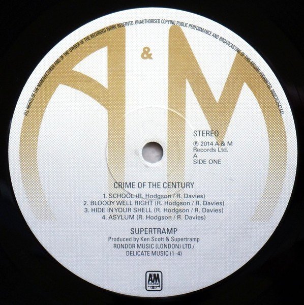 Supertramp - Crime Of The Century (Vinyl)