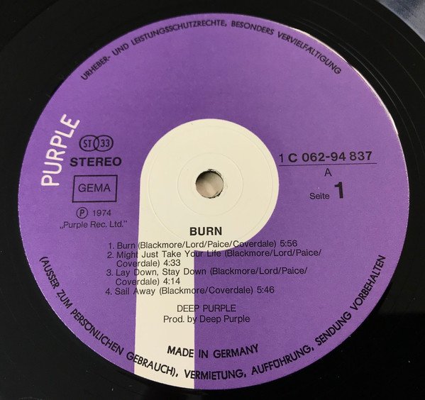 Deep Purple - Burn (Vinyl)