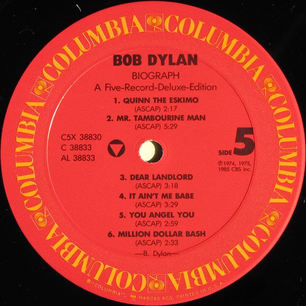 Bob Dylan - Biograph (Vinyl)
