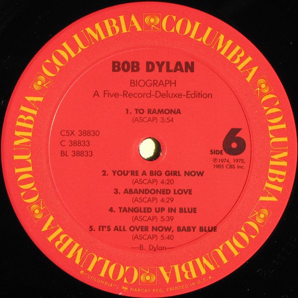 Bob Dylan - Biograph (Vinyl)