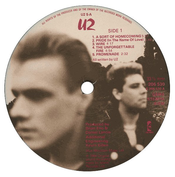 U2 - The Unforgettable Fire (Vinyl)