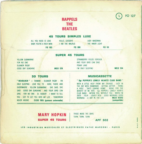 Beatles - Hey Jude (Vinyl Single)