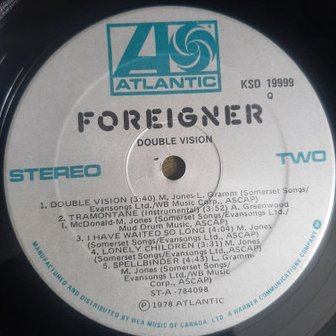 Foreigner - Double Vision (Vinyl)