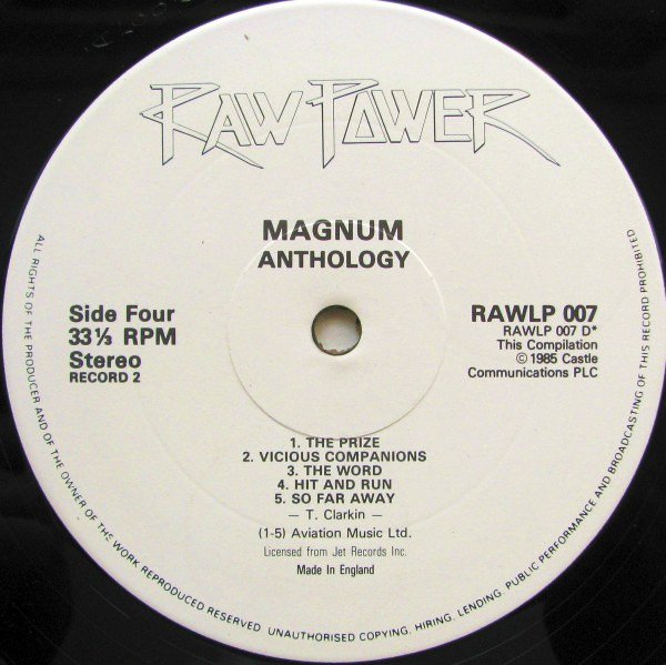 Magnum - Anthology (Vinyl)