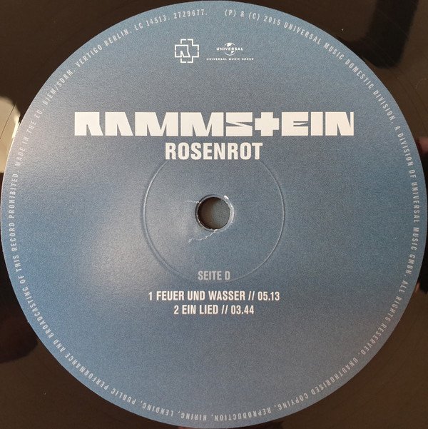 Rammstein - Rosenrot (Vinyl)