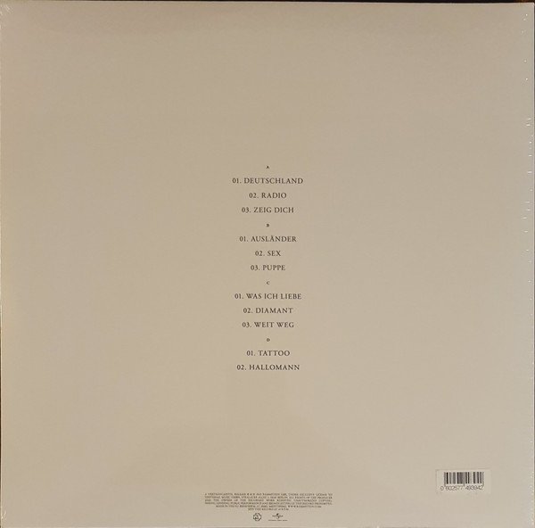 Rammstein - Rammstein (Untitled) (Vinyl)