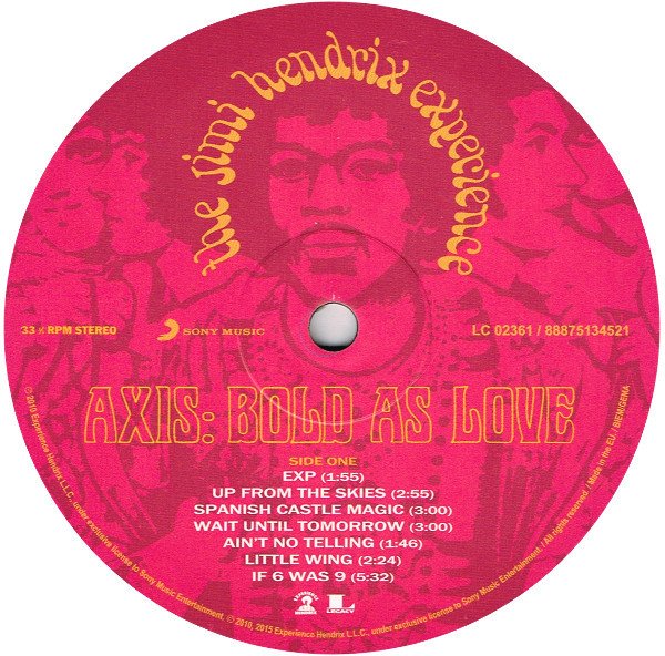 Jimi Hendrix - Axis: Bold As Love (Vinyl)