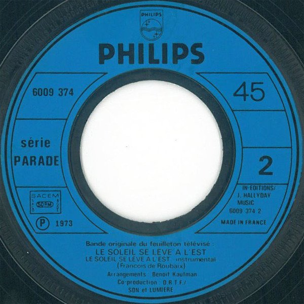 Johnny Hallyday – Le Soleil Se Lève A L'est (Vinyl Single)