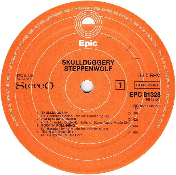 Steppenwolf - Skullduggery (Vinyl)