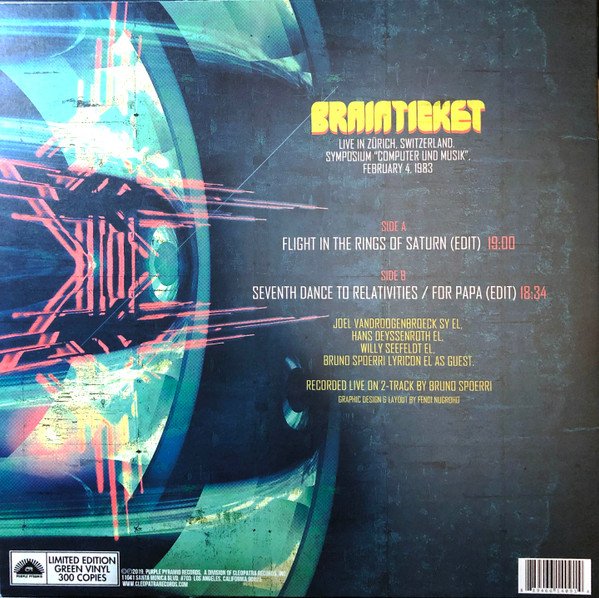 Brainticket - Live In Zürich 1983 (Green Vinyl)