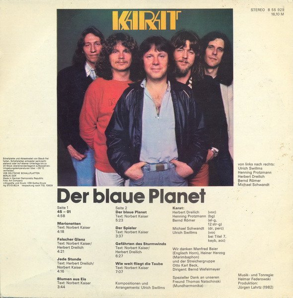 Karat - Der Blaue Planet (Vinyl)