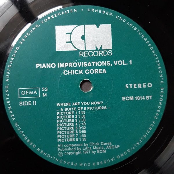 Chick Corea - Piano Improvisations Vol. 1 (Vinyl)