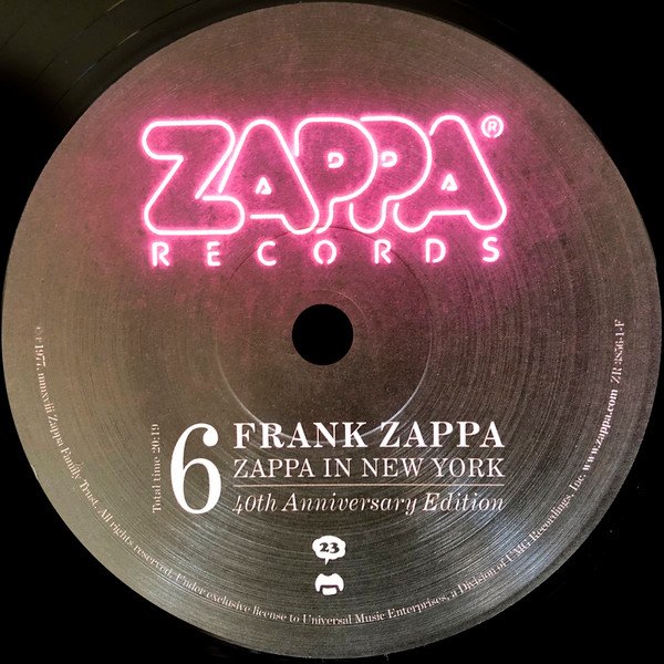 Frank Zappa - Zappa In New York (Vinyl)