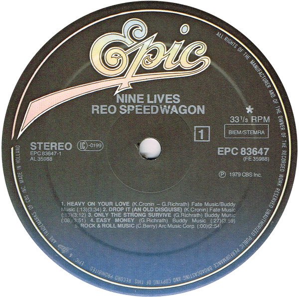 REO Speedwagon - Nine Lives (Vinyl)