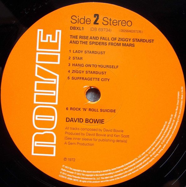 David Bowie - The Rise And Fall Of Ziggy Stardust And The Spiders From Mars (Vinyl)