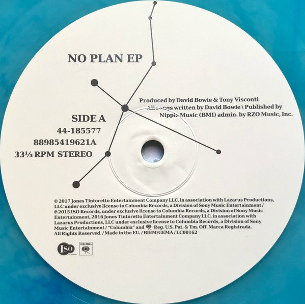 David Bowie - No Plan EP (Blue Marbled Clear Vinyl, DLC)