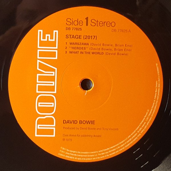 David Bowie - Stage (Vinyl)