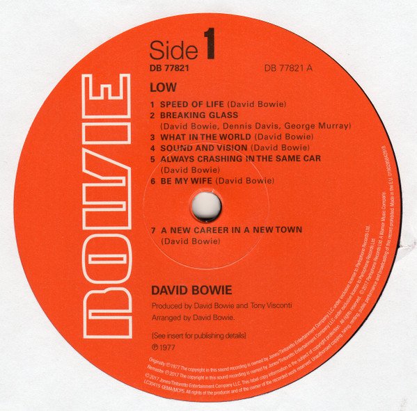 David Bowie - Low (Vinyl)