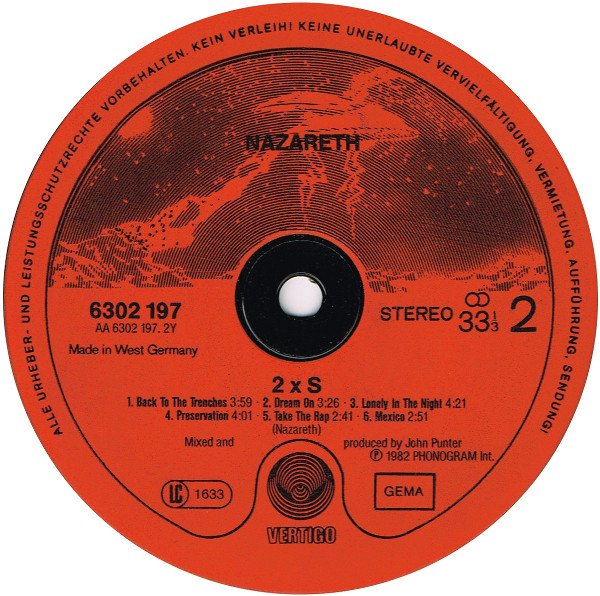 Nazareth - 2XS (Vinyl)