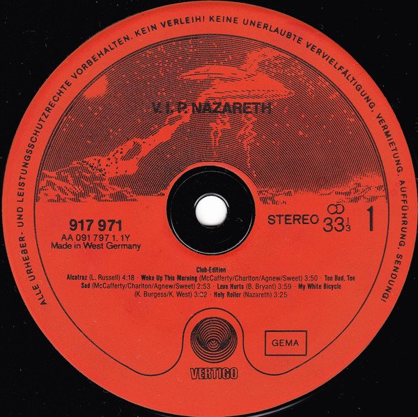 Nazareth - V.I.P. (Vinyl)