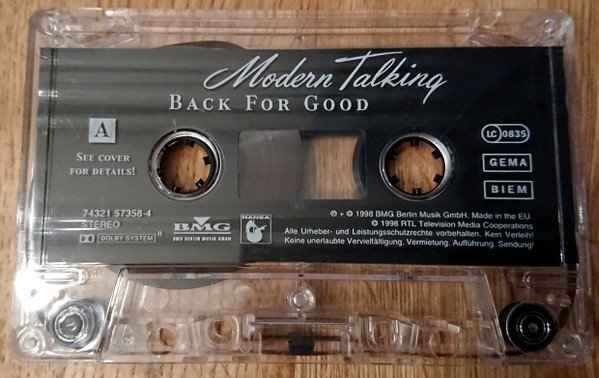 Modern Talking - Back For Good (Kassette)